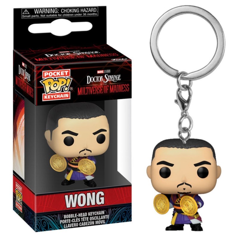 funko funko pop keychain llavero doctor strange multiverso de la locura wong 60912