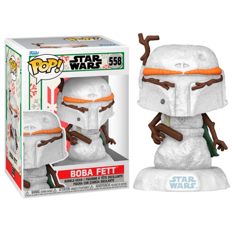 funko funko pop star wars holiday boba fett 64334
