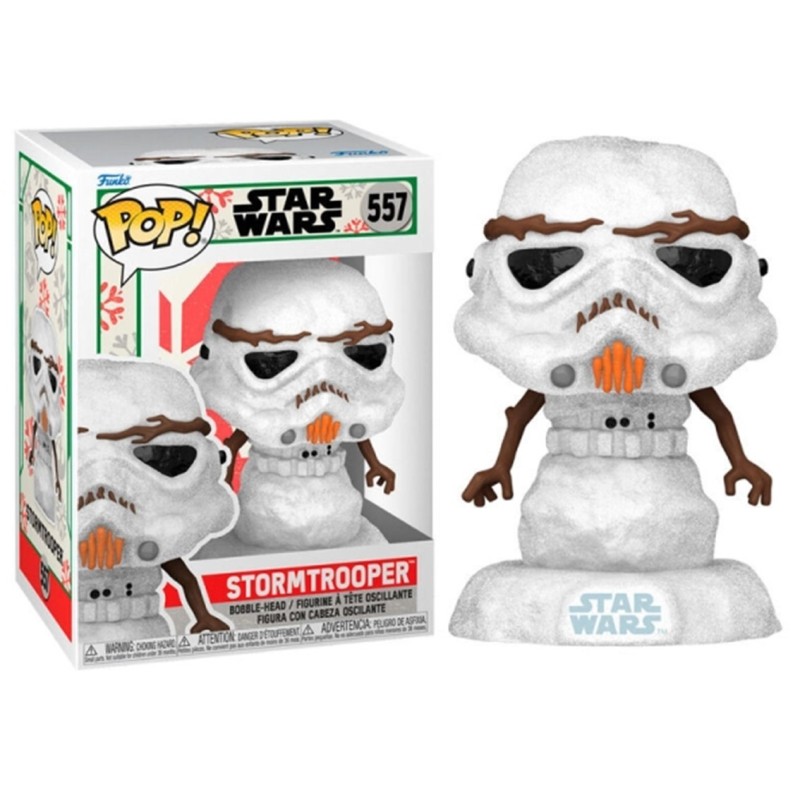 funko funko pop star wars holiday stormtrooper 64338