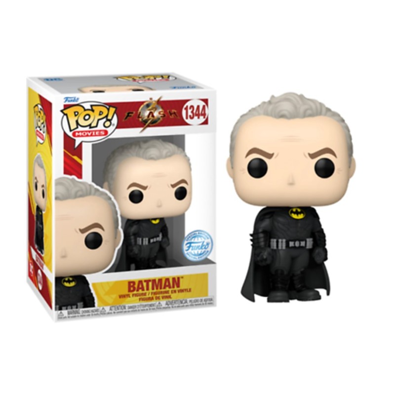funko funko pop dc comics the flash batman (keaton) sin mascara