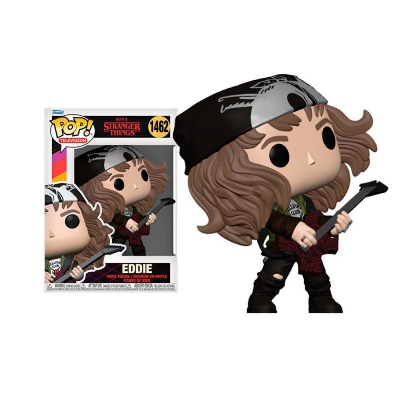 funko funko pop series tv stranger things 4 hunter eddie con guitarra 72138
