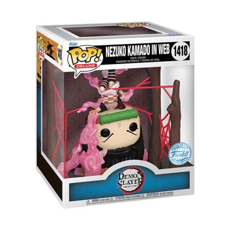 funko funko pop animacion demon slayer kimetsu no yaiba nezuko kamado en una red