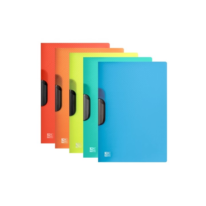 oxford oxford urban polipropileno (pp) colores surtidos, translucido a4  pack: 10 unidades