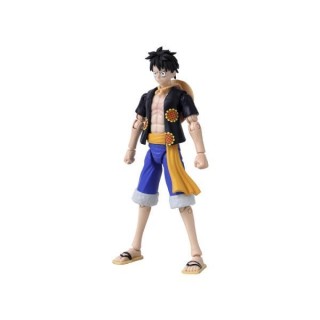 bandai rojo figura bandai one piece anime heroes luffy dressrosa