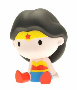 plastoy figura hucha plastoy dc comics wonder woman liga de la justicia pvc