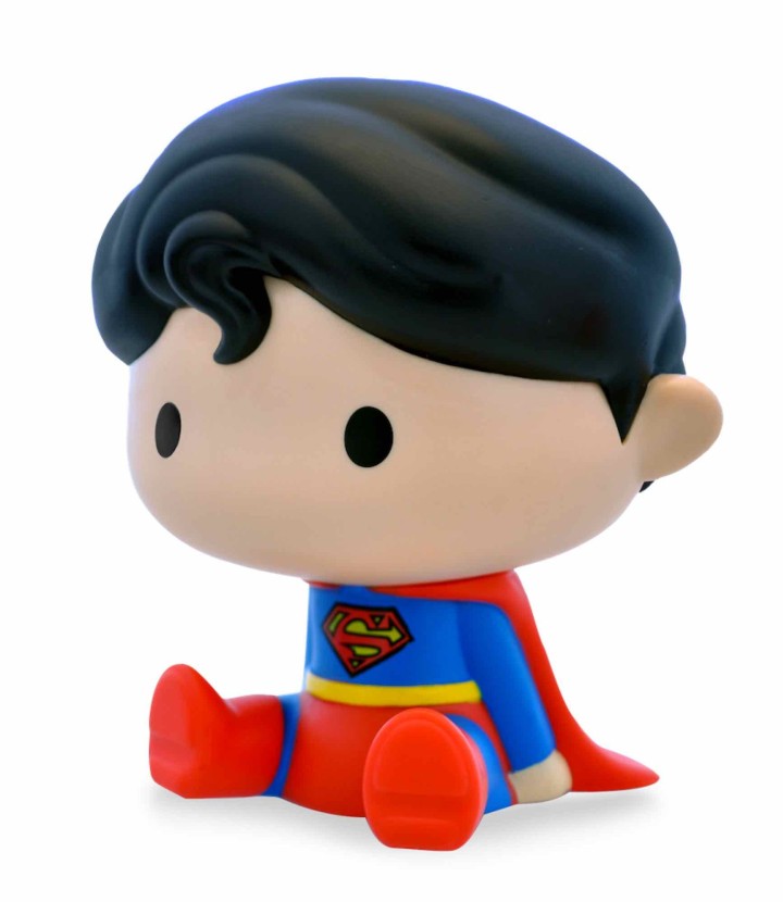 plastoy figura hucha plastoy dc comics justice league superman chibi