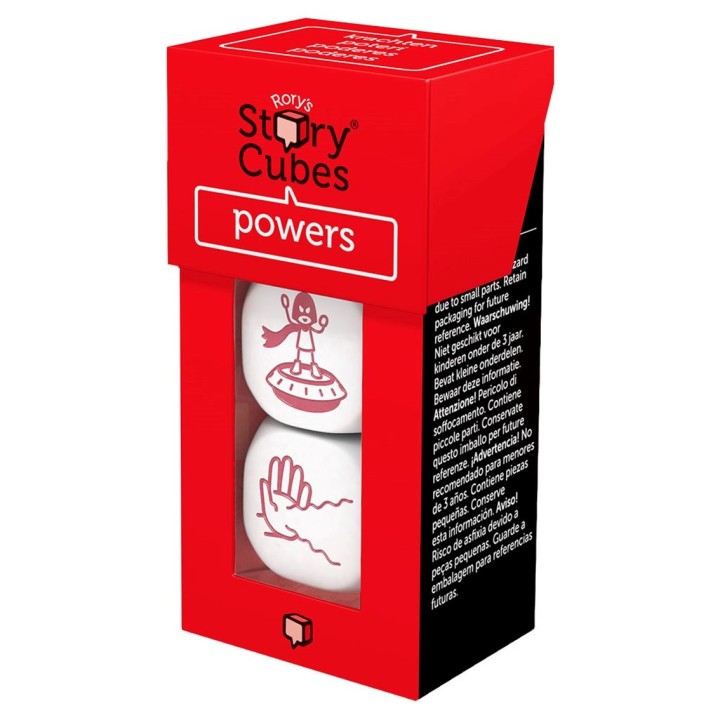 juegos juego de mesa story cubes: poderes pegi 8