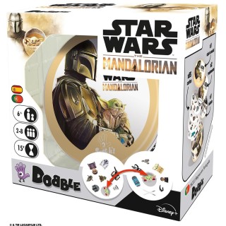 juegos juego de mesa dobble star wars mandalorian pegi 6