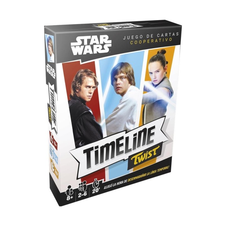 juegos juego de mesa timeline twist star wars edad recomendada 7 anos