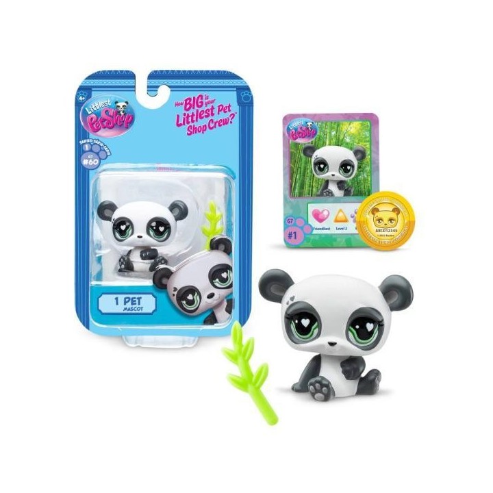 bandai rojo mascota little pet shop 1 unidad aleatoria