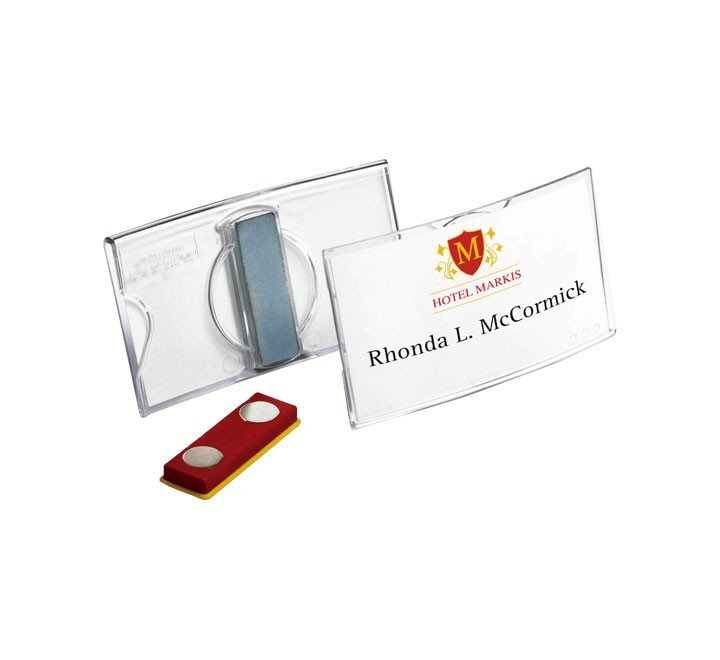 ident. durable convexo c/iman transp 8123-19