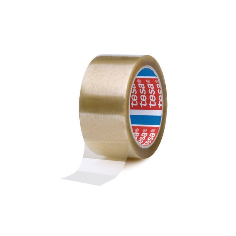 tesa cinta de embalaje en polipropileno 50mm.x132m. transparente tesa 04089-00042-06  pack: 6 unidad
