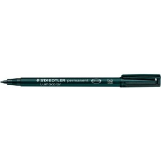 staedtler marcador lumocolor permanente punta media 1mm. negro staedtler 317-9  pack: 10 unidades