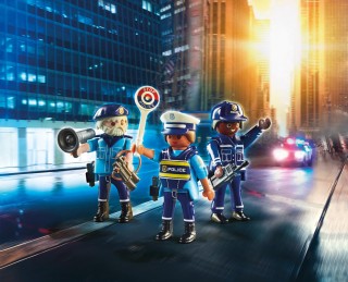 playmobil playmobil ciudad set figuras policias