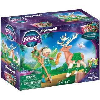 playmobil playmobil ayuma forest fairy con animal del alma
