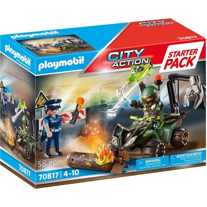 playmobil playmobil starter pack policia : entrenamiento