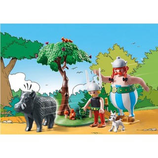 playmobil playmobil asterix: la caza del jabali