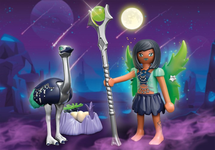 playmobil playmobil ayuma crystal y moon fairy con animales del alma