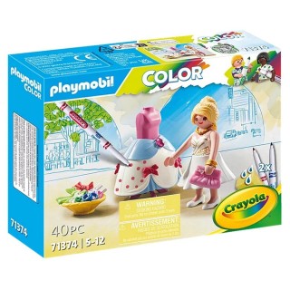 playmobil playmobil color disenadora de moda