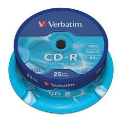 Bob. 25 Cd-r Verbatim 700mb...