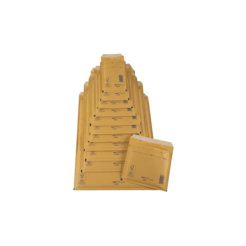 sam caja 100 bolsas air bag acolchada no 13 kraft autoadhesivo tamano medida interior 150x215, peso