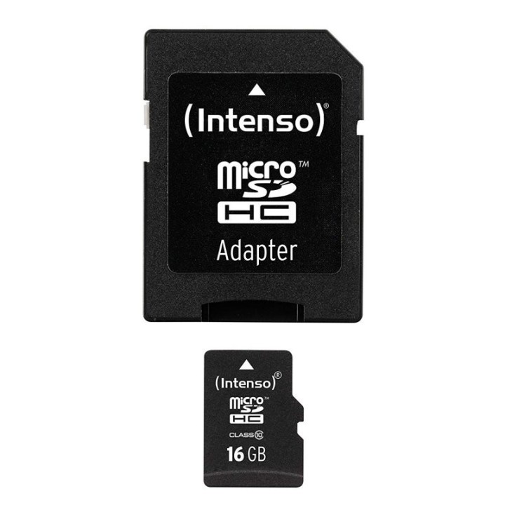 intenso 3413470 micro sd clase 10 16gb c/adapt