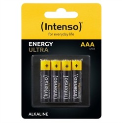 intenso pack de pilas alcalinas intenso energy ultra aaa lr03 4 unidades