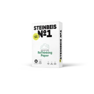 steinbeis paquete 500h papel reciclado 80gr a3 classic white no1 iso70 steinbeis 40002077  pack: 5 u