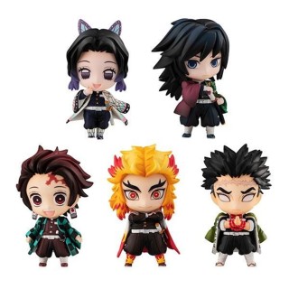megahouse pack 5 figuras megahouse demon slayer kimetsu no yaiba sailor tanjiro & the hashira set a