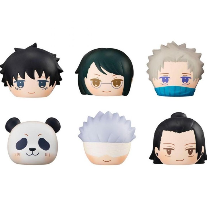 megahouse pack 6 figuras antiestres megahouse jujutsu kaisen gekijouban fluffy squeeze bread box