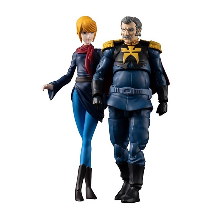 megahouse figuras megahouse g.m.g mobilesuit gundam principality of zeon army 07 ramba ral & crowley