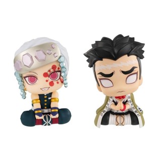 megahouse pack 2 figuras megahouse demon slayer kimetsu no yaiba gyomei uzui