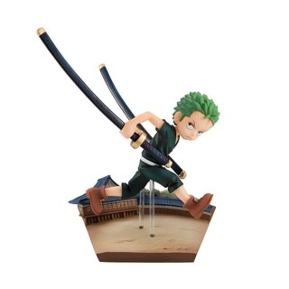 megahouse figura megahouse gem series one piece zoro run run run