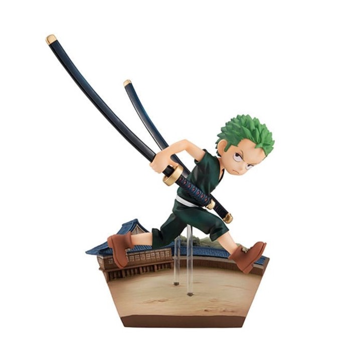 megahouse figura megahouse gem series one piece zoro run run run