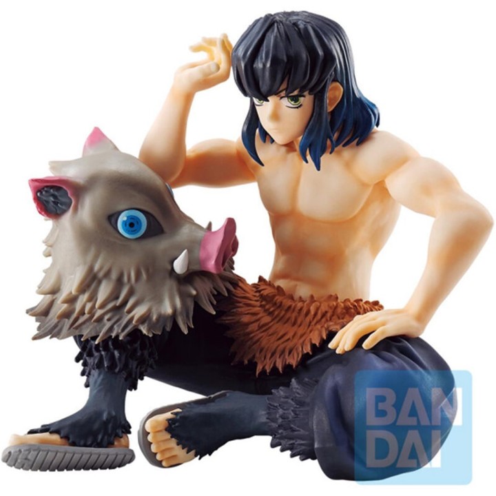 ichibansho figura bandai ichibansho demon slayer kimetsu no yaiba inosuke hashibira 10 cm exclusiva