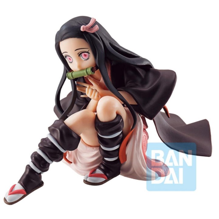 ichibansho figura bandai ichibansho demon slayer kimetsu no yaiba nezuko kamado 10 cm exclusiva