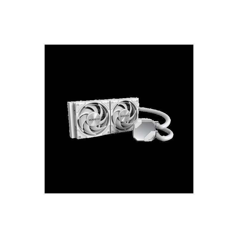 disipador ref liquida montech hyperflow s240 w 2vent 120mm intel-amd argb white