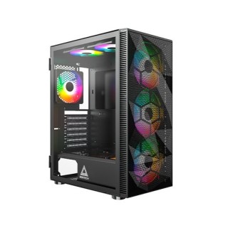 torre atx montech x3 mesh black 3x120mm 3x140mm argb  max vent 160mm max vga 305mm