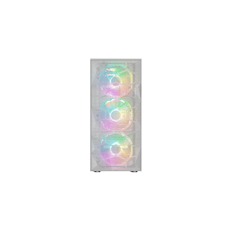 torre atx montech x3 mesh white 3x120mm 3x140mm argb  max vent 160mm max vga 305mm