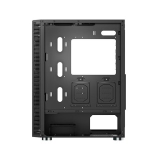 torre atx montech x3 glass black 3x120mm 3x140mm argb  max vent 160mm max vga 305mm