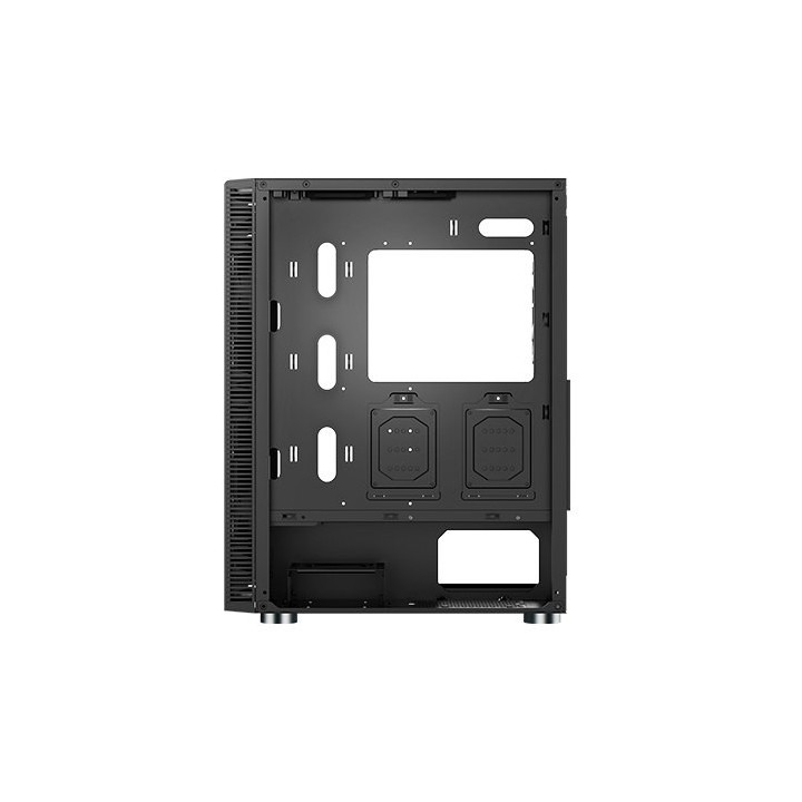 torre atx montech x3 glass black 3x120mm 3x140mm argb  max vent 160mm max vga 305mm