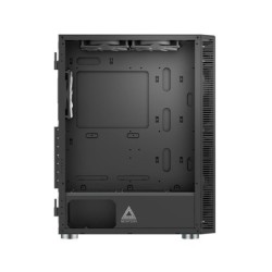 torre atx montech x3 glass black 3x120mm 3x140mm argb  max vent 160mm max vga 305mm