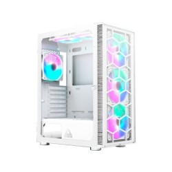torre atx montech x3 glass white 3x120mm 3x140mm argb  max vent 160mm max vga 305mm