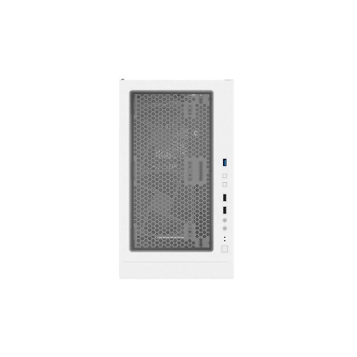 torre atx montech x3 glass white 3x120mm 3x140mm argb  max vent 160mm max vga 305mm