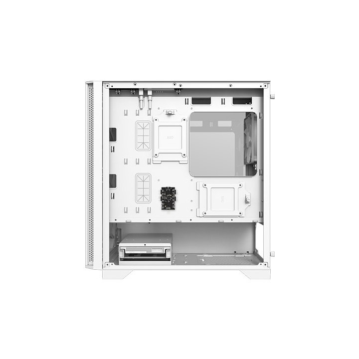torre micro-atx montech air 100 argb white 4xvent 120mm argb max vent 160mm vga 330mm