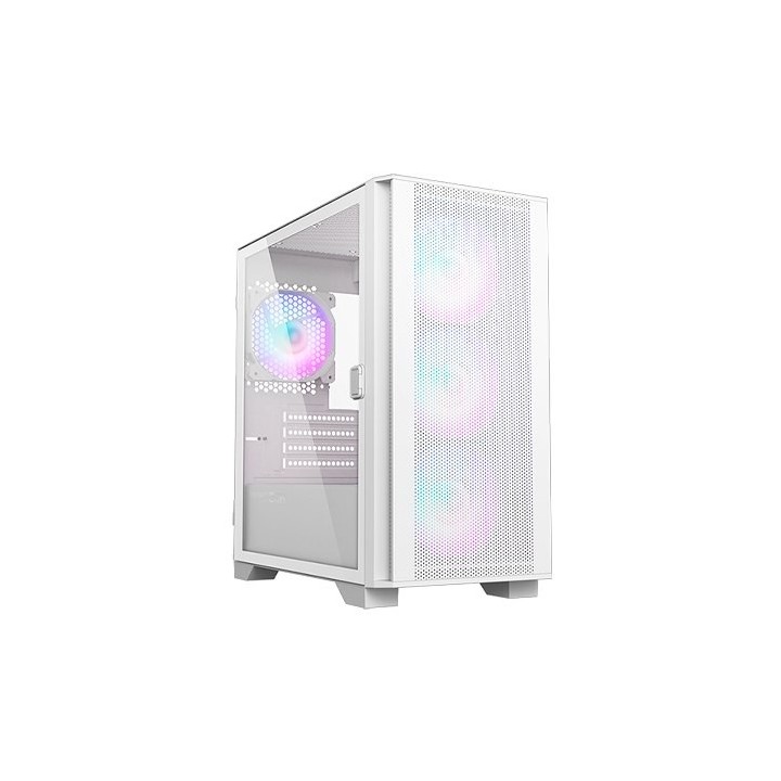 torre micro-atx montech air 100 argb white 4xvent 120mm argb max vent 160mm vga 330mm