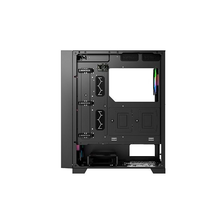torre atx montech air 1000 premium black 2 frontal 4xvent argb max vent 170mm vga 340mm