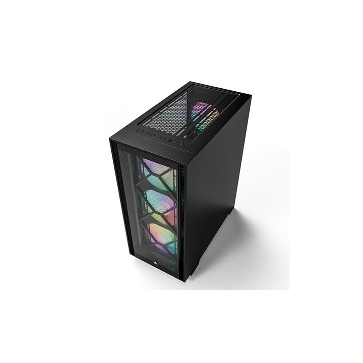 torre atx montech air 1000 premium black 2 frontal 4xvent argb max vent 170mm vga 340mm