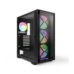 torre atx montech air 1000 premium black 2 frontal 4xvent argb max vent 170mm vga 340mm
