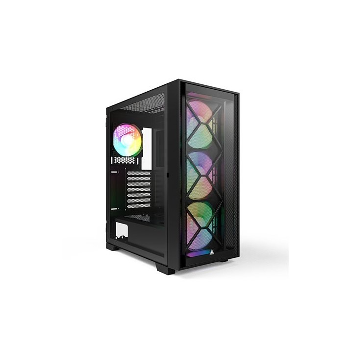 torre atx montech air 1000 premium black 2 frontal 4xvent argb max vent 170mm vga 340mm